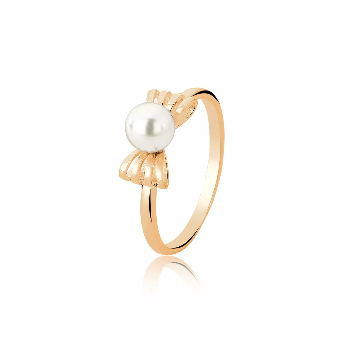 Anel de Pérola Natural em Ouro 18k